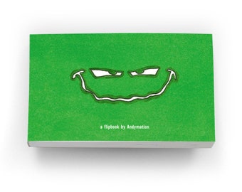 Andymation Slime printed flipbook