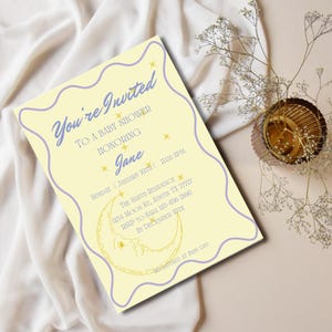 Man on The Moon Invitation