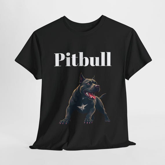 T-shirt unisexe pour chien Pitbull vêtements pour amoureux des