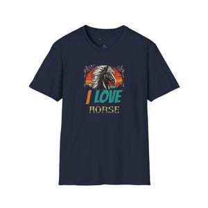 Horse Lover Graphic Tee: Equestrian Print Shirt
