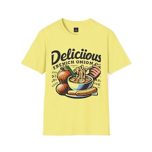 Französische Zwiebelsuppe T-Shirt: Feinschmecker Komfort T-Shirt
