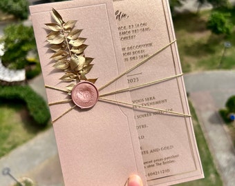 Floral quinceanera invitation, Wedding Card, Clear Acrylic Invitations, Wedding Invitation, Acrylic Invitations, Wedding Clear Invitations,