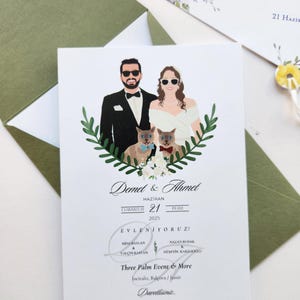Faire-part de mariage, faire-parts sur papier, faire-part en papier transparent, enveloppe de poche, faire-parts typo, shower de mariage, impression feuille d'or