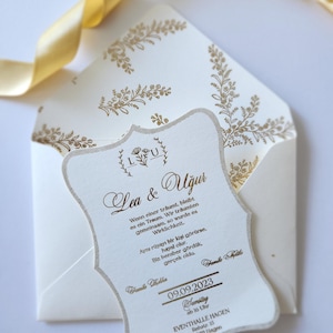 convite de casamento, convites elegantes, design de casamento moderno, convites de casamento em impressão tipográfica, cartão de casamento de luxo, conjunto de convites