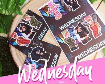 Wednesday [Magnetic Bookmarks & stickers ]