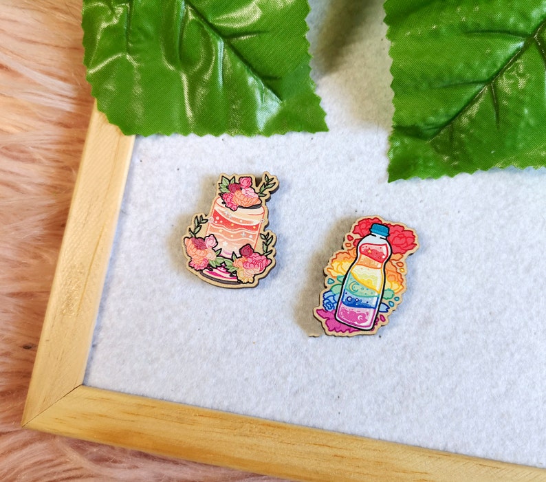 LGBT Drinks Wooden Pins imagen 7