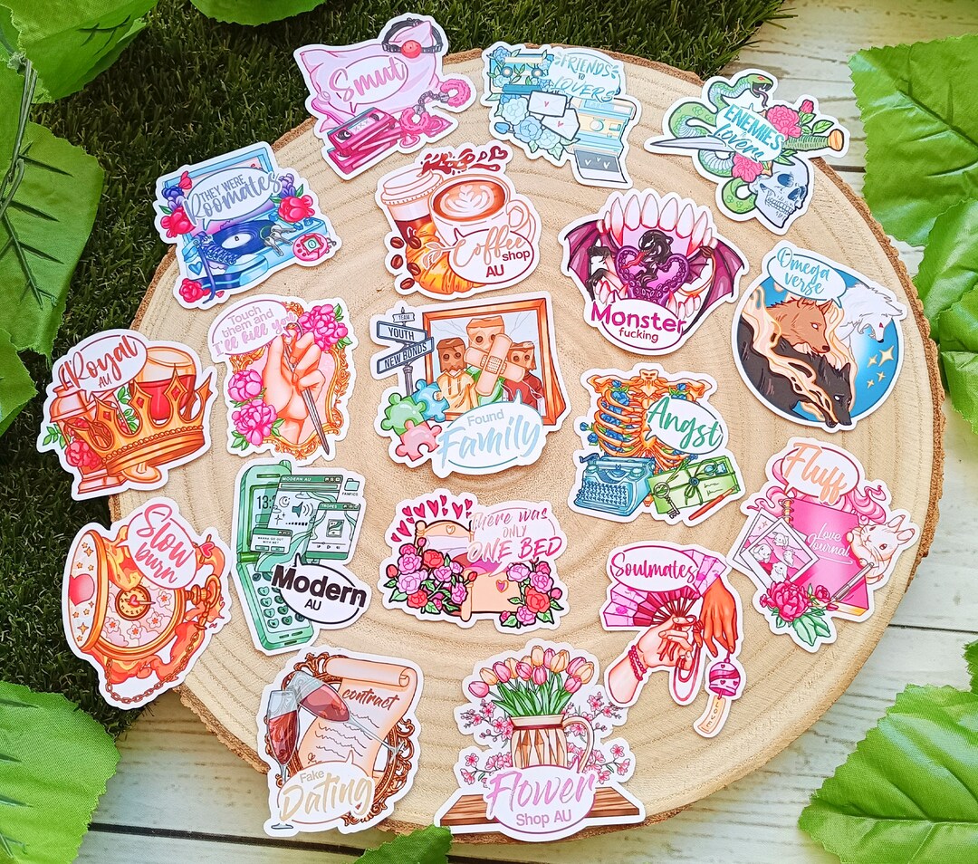 Fanfic Tropes bookmarks & Stickers - Etsy