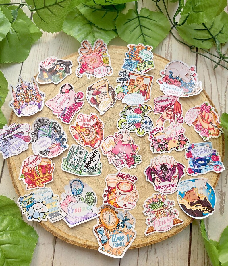 Fanfic Tropes [bookmarks & Stickers] - Etsy