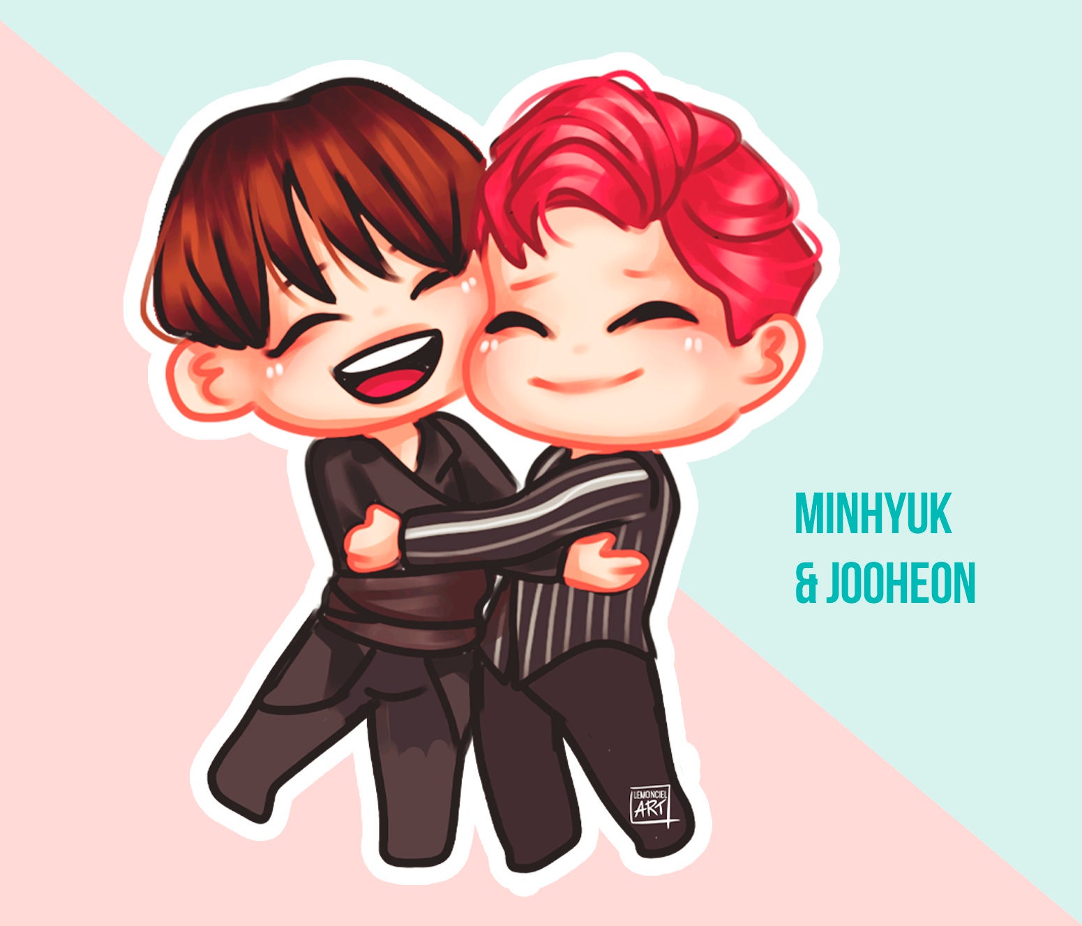monsta x stickers etsy