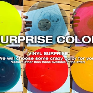 Unique Custom Vinyl Record with cover! - Birthday, Anniversary Gift Idea! Personalize it Today - 7&quot; 10&quot; 12&quot; - Mixtape