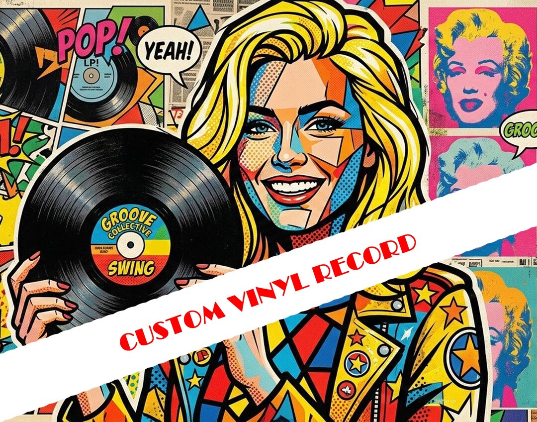 Custom Vinyl Record Mixtape With Printed Cover: Personalized Music Gift ...