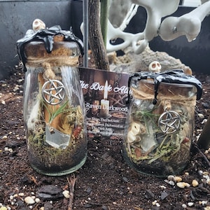 Handcrafted Protection Witch Bottle: Cleansed & Blessed - Home Protection