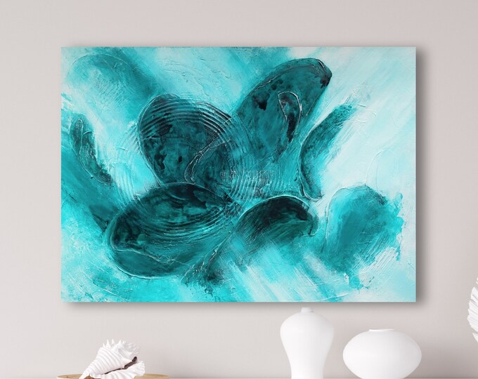 into the blue - 50x70cm