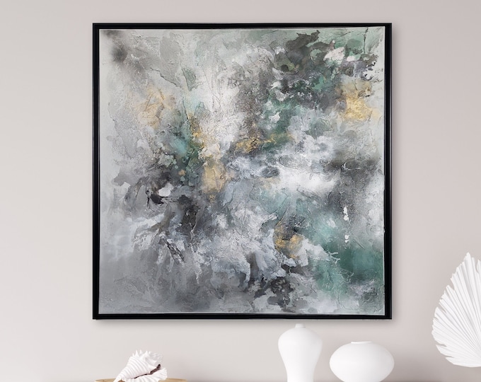 reflection no. 1 - 80x80cm mit Rahmen