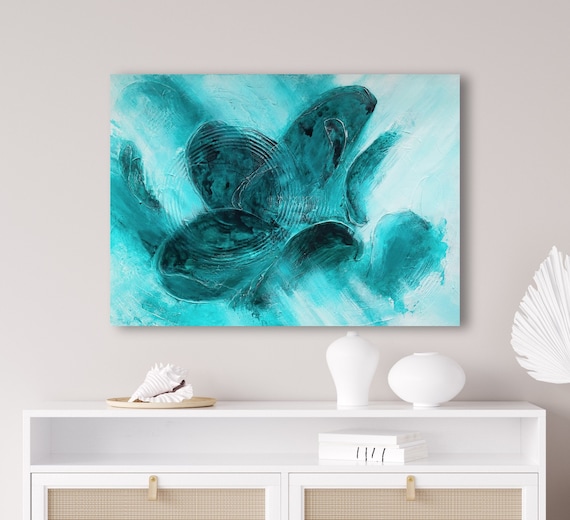 into the blue - 50x70cm