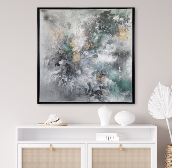 reflection no. 1 - 80x80cm mit Rahmen