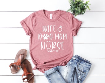 Proud Aunt of an Awesome Nurse National Nurses Day Aunt Birthday Gift Short-Sleeve T-Shirt