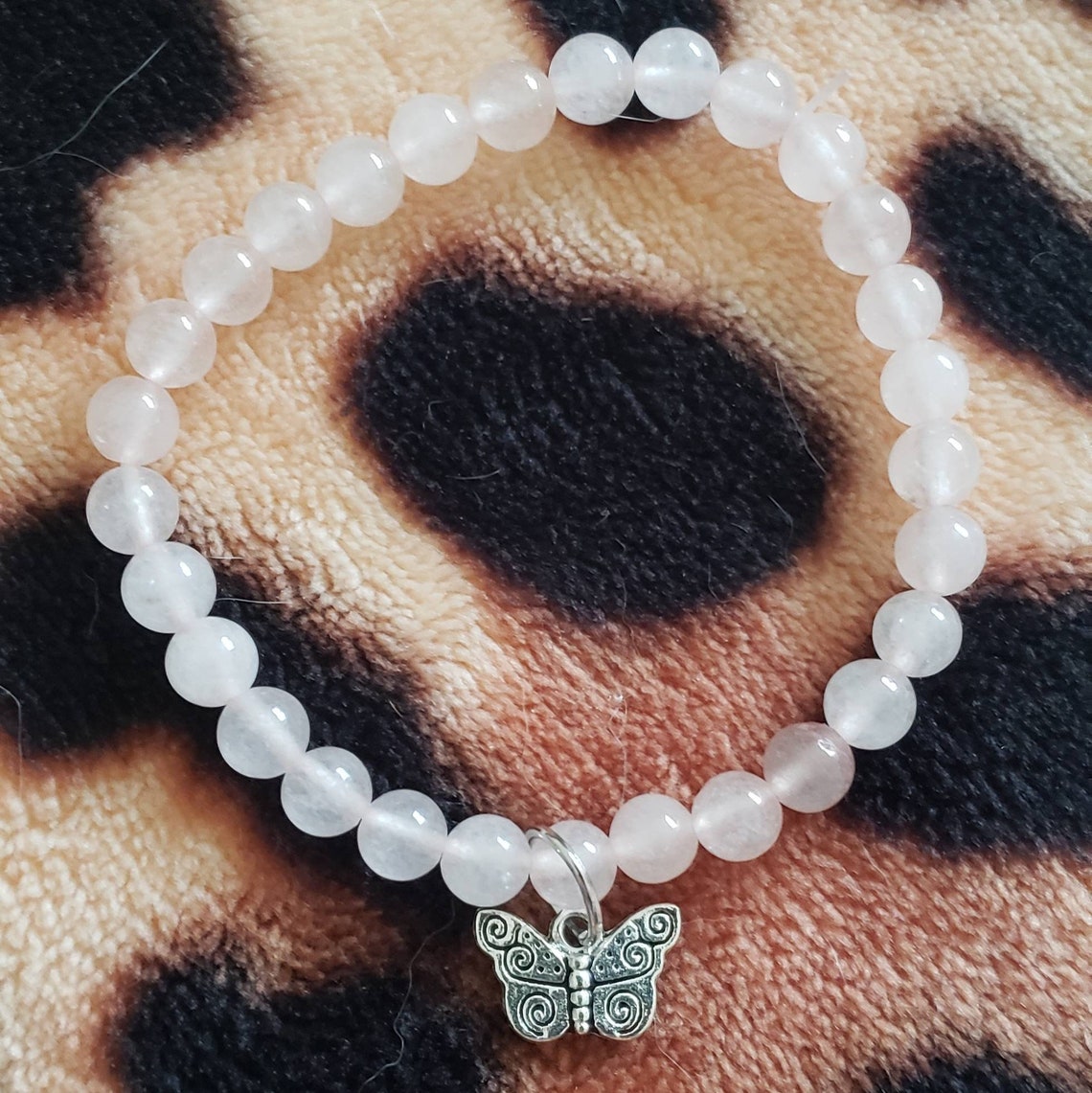 Beaded Bracelet with Charm Etsy