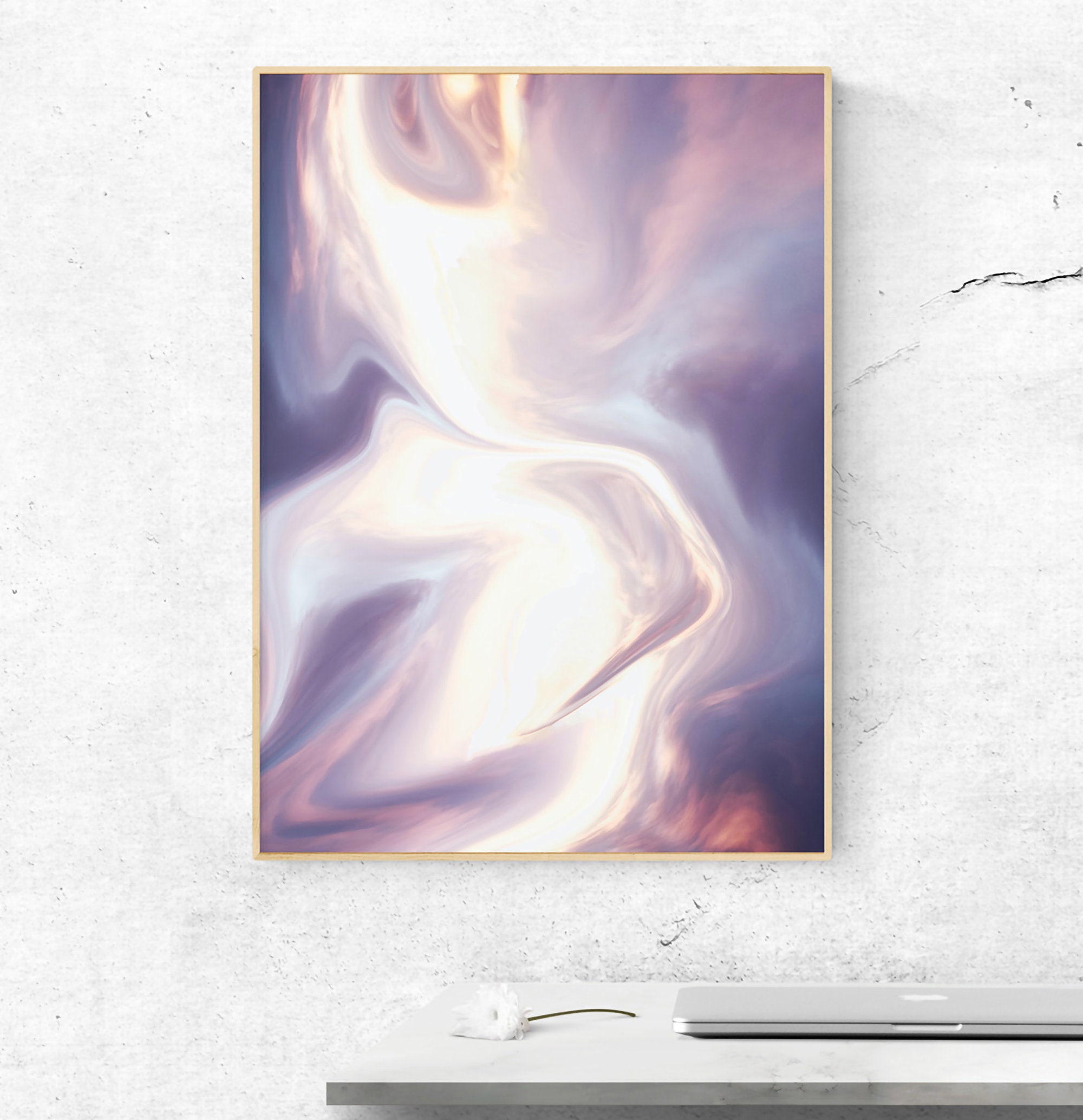 Abstract Sky Printable Wall Art Natural Modern Room Decor Etsy