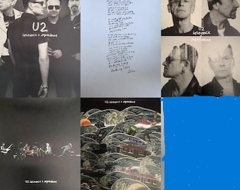 Experiencia de inocencia de U2 Carteles de gira serigrafiados 5 Artículos exclusivos del club de fans