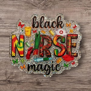 Nurse Life Acrylic Flatback Charm | Medical Hero Badge Reel DIY