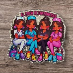 Medical Hero Acrylic Flatback | Nurse| DIY Craft| Pharmacy| NP Latina Nurse