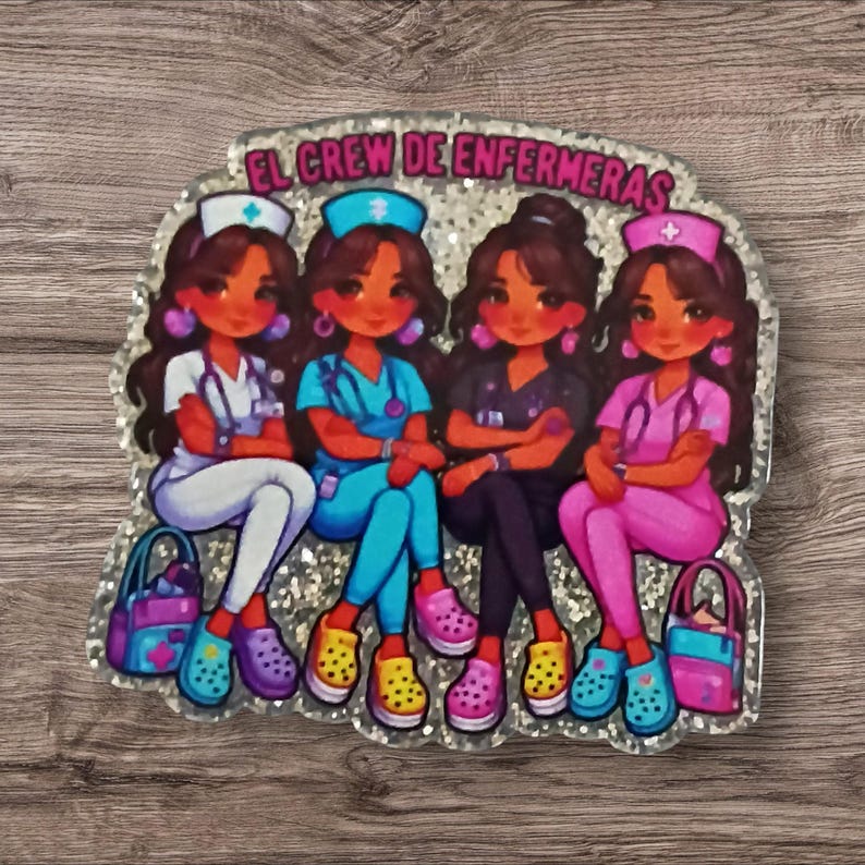 Medical Hero Acrylic Flatback | Nurse| DIY Craft| Pharmacy| NP Latina Nurse