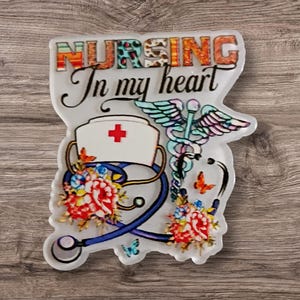 Medical Hero Acrylic Flatback | Nurse| DIY Craft| Pharmacy| NP In My Heart