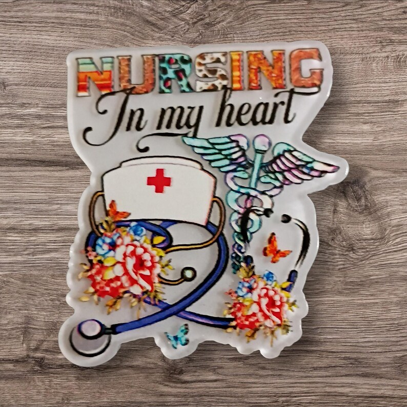 Medical Hero Acrylic Flatback | Nurse| DIY Craft| Pharmacy| NP In My Heart