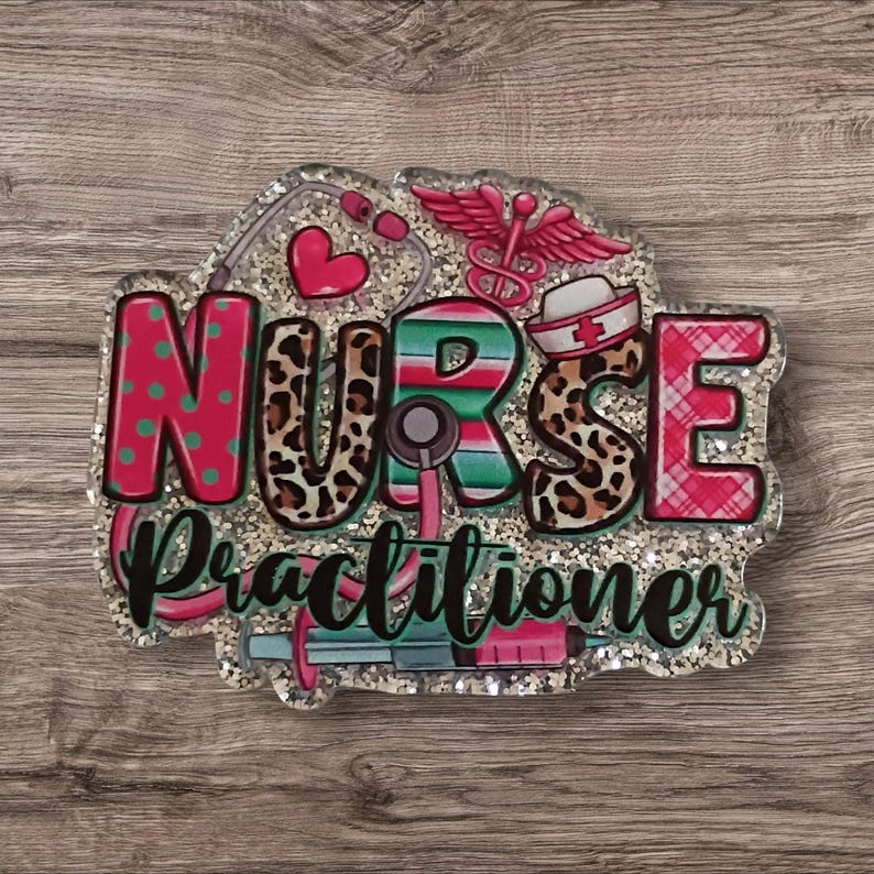 Medical Hero Acrylic Flatback | Nurse| DIY Craft| Pharmacy| NP Pink&S NP