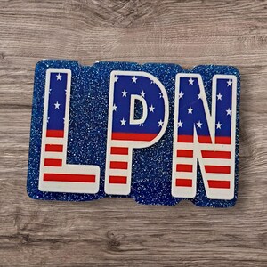 OBGYN Acrylic Flatback Charm | Medical Badge Reel Craft American LPN