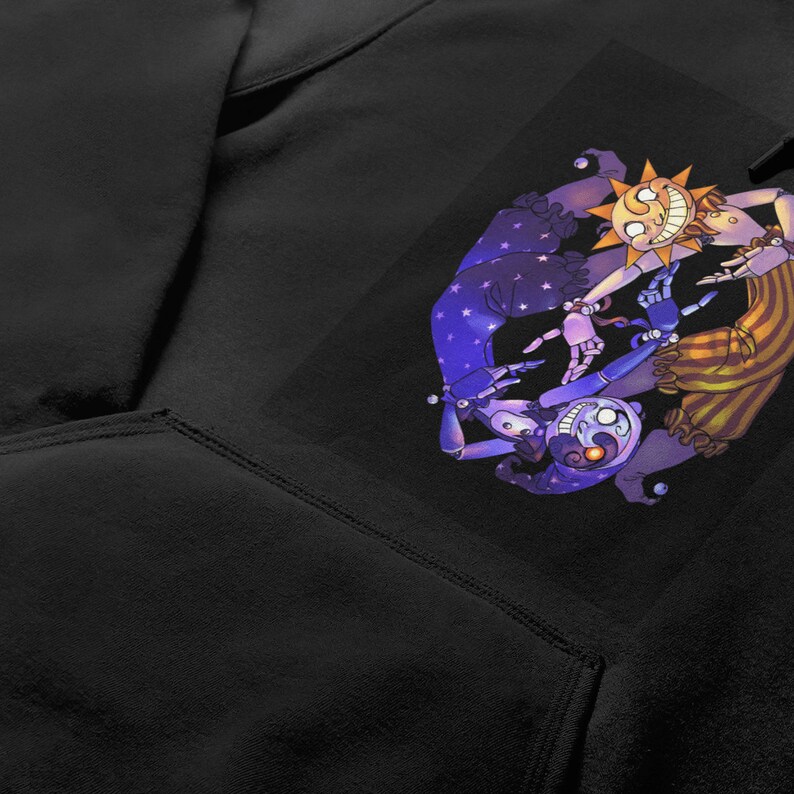 Sun & Moon BOSS FNAF Security Breach Hoodie Etsy