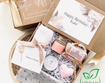 Gift box, Gifts for her, Birthday gift, Spa gift set, birthday box, Hug in a box, Self care boxPersonalised Happy Birthday gifts