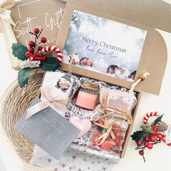 Hygge Home Spa Gift Hamper: Soy Candle, Handmade Soap & Bath Bomb