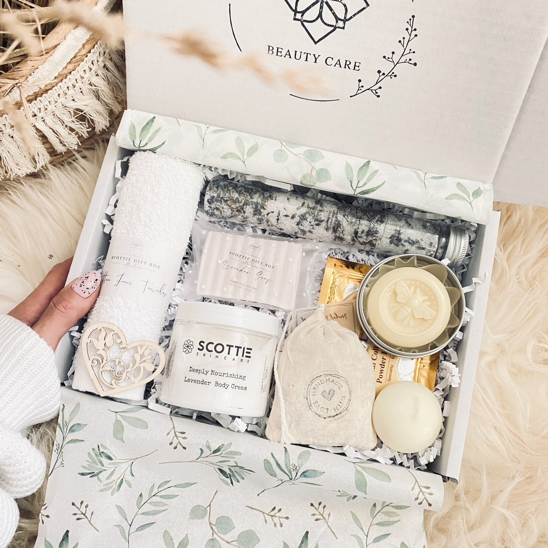 Self Care Personalised Gift Box, Thank You, Pamper Box, Thinking Of You  Box, Gifts For Her, Birthday Gift, Spa Gift Set, Pamper Gift