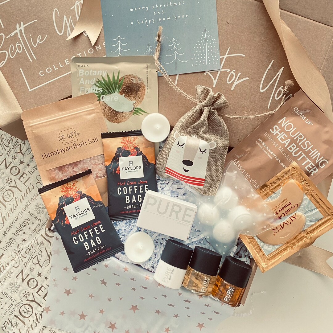 Christmas Pamper Hamper Gift Box for Her Birthday Gift Xmas Etsy UK