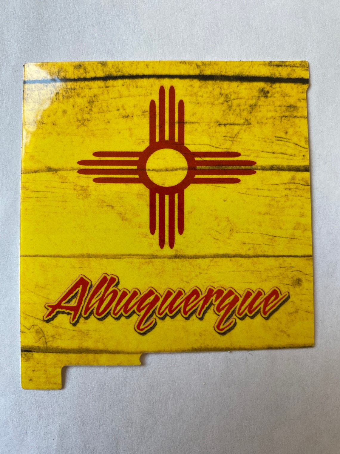 Zia Symbol Sticker Albuquerque NM Sticker Balloon Sticker Etsy