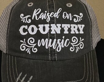 Aufgezogen auf Countrymusikhut, Glitzervinyl mit Klettverschluss verstellbarem Rücken