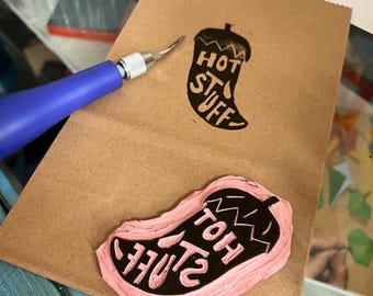 カスタムロゴスタンプ - 中小企業向け手彫りブランディングツール - ニューオーリンズ製