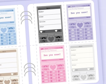 Vintage Sms Binder Fillers -  DIGITAL DOWNLOAD ONLY!