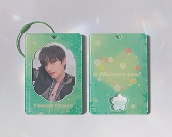 Touch Grass Acrylic Photocard Holder