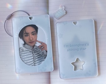Seonghwa's Shining Star Acrylic Photocard Holder