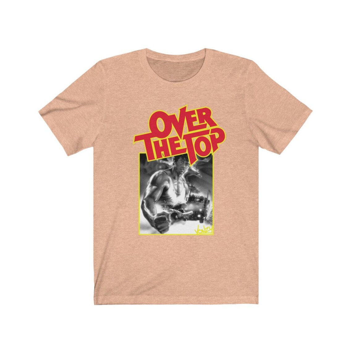 Over the Top retro movie tshirt tee shirt available in Etsy