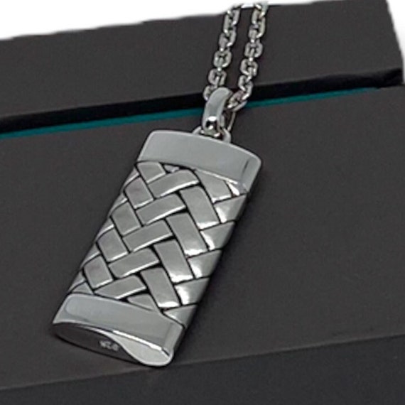 Effy 925 Sterling Silver Basket Weave 