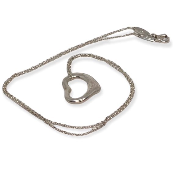 ネックレス・ペンダント Tiffany&Co. 10660092 ELSAPERETTI OPENHEART PENDANT 16mm/43cm Elsa Peretti® Open Heart Pendant in Yellow Gold with Rubies