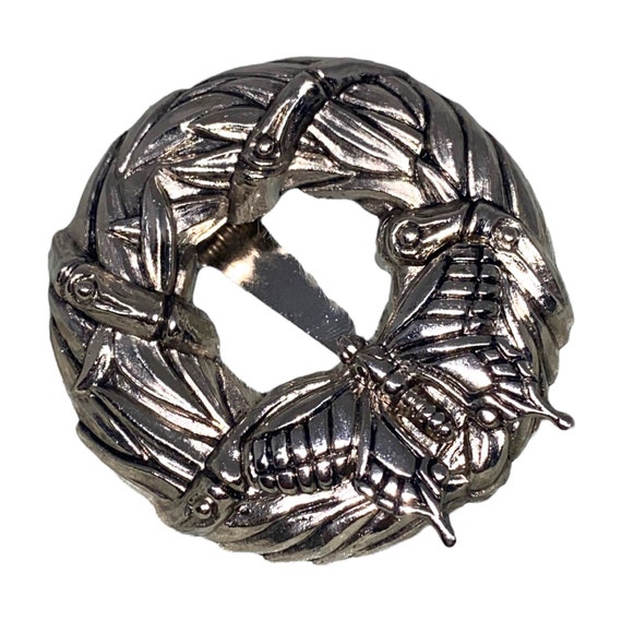 Vintage John Hardy Butterfly Wreath Clip - Etsy display picture 1