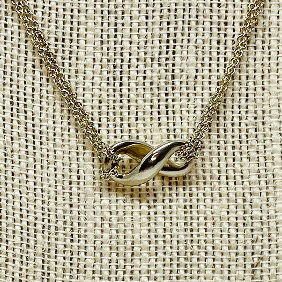 Tiffany & Co. Sterling Silver Vintage Infinity Pe… - image 1