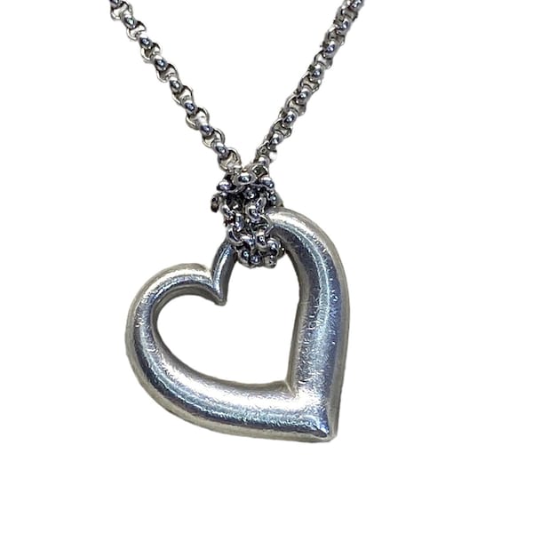 James Avery Heart Necklace Etsy
