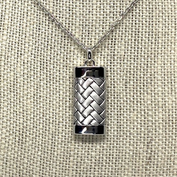 Effy 925 Sterling Silver Basket Weave 