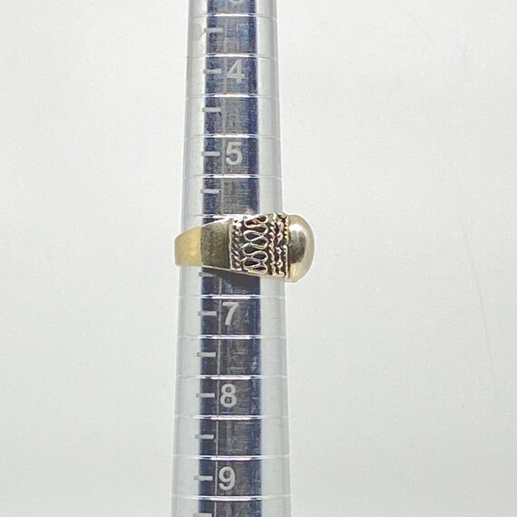 Modena Italy Sterling Silver Byzantine Style Ring - image 7